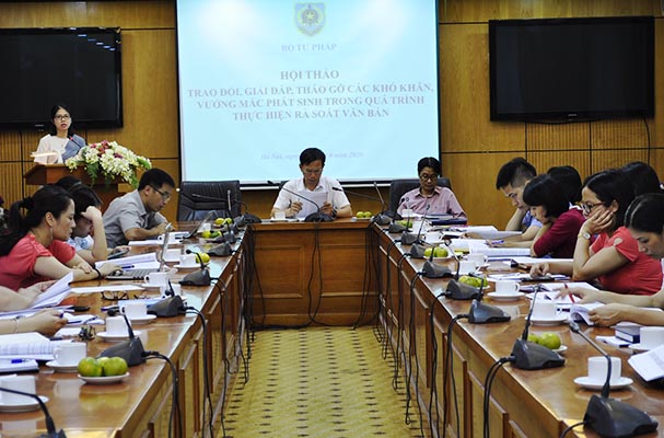 Đề xuất, kiến nghị trong rà soát văn bản phải xác đáng, hiệu quả