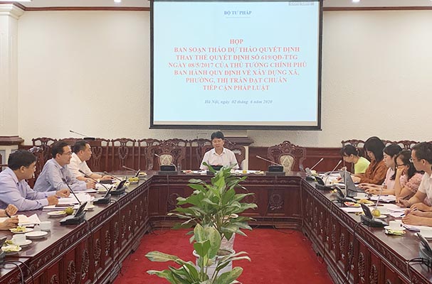 Nâng cao chất lượng xây dựng xã, phường, thị trấn đạt chuẩn tiếp cận pháp luật