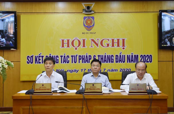 Hội nghị Sơ kết công tác Tư pháp 06 tháng đầu năm 2020