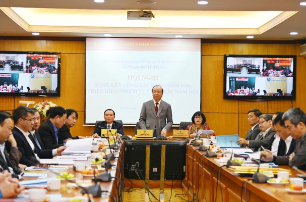 Đảng bộ Bộ Tư pháp: Quyết tâm thực hiện thắng lợi nhiệm vụ công tác năm 2021