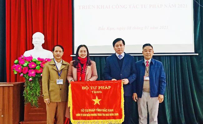 Sở Tư pháp tỉnh Bắc Kạn tổ chức Hội nghị tổng kết công tác năm 2020, triển khai nhiệm vụ năm 2021