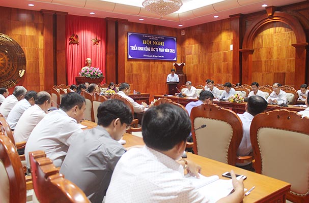 Tiền Giang: Tổ chức Hội nghị triển khai công tác tư pháp năm 2021