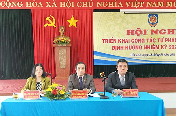 Đắk Lắk: Hội nghị triển khai công tác tư pháp năm 2021, định hướng nhiệm kỳ 2021-2025