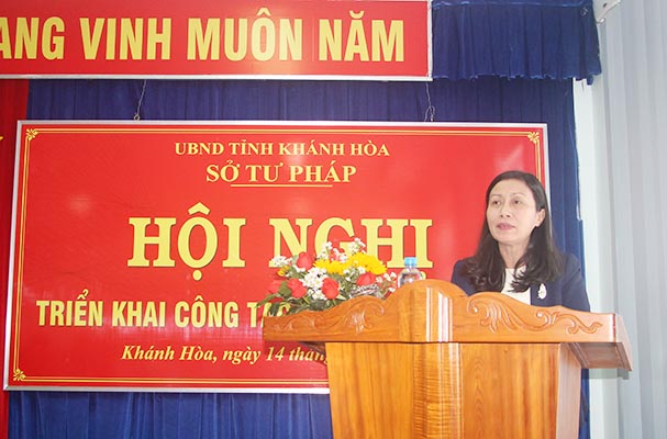 Khánh Hòa: Hội nghị triển khai công tác tư pháp năm 2021