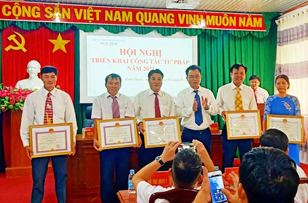 Sở Tư pháp Bình Phước tổ chức Hội nghị triển khai công tác tư pháp năm 2021