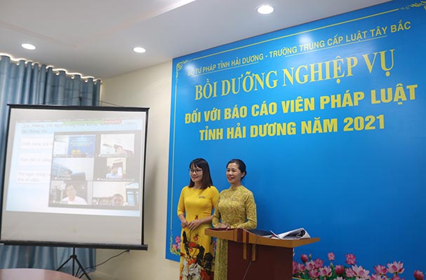 Khai giảng lớp bồi dưỡng nghiệp vụ đối với Báo cáo viên pháp luật tỉnh Hải Dương