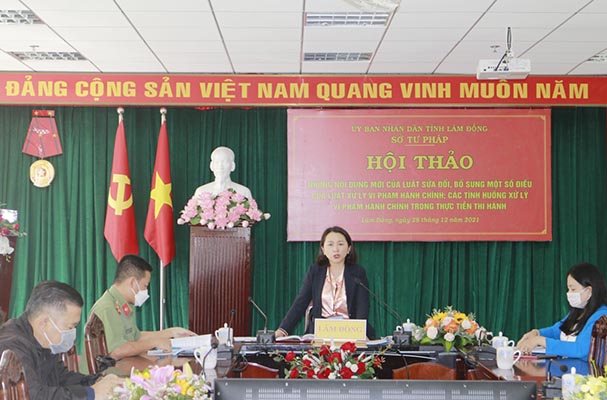 Lâm Đồng: Hội thảo về những nội dung mới của Luật sửa đổi, bổ sung một số điều của Luật XLVPHC