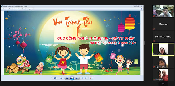 Chi đoàn Cục Công nghệ thông tin tổ chức Chương trình “Vui trung thu 2021”
