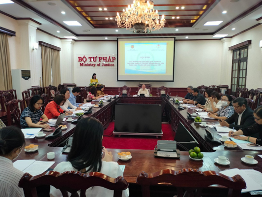 Toạ đàm “Giải pháp nâng cao hiệu quả tham gia TGPL của các Trung tâm TVPL thuộc Hội Luật gia các cấp”