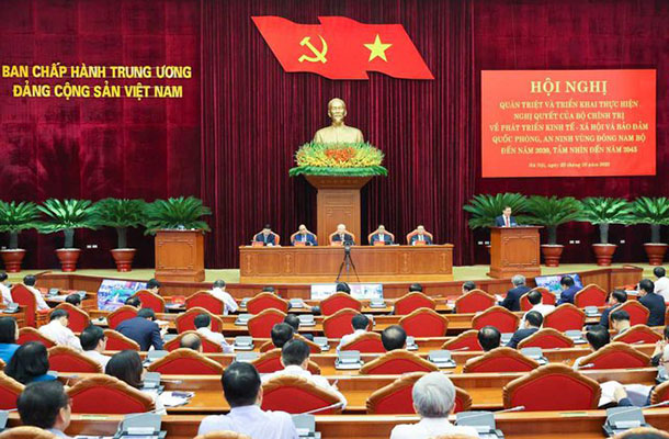Hội nghị của Bộ Chính trị về phát triển vùng Đông Nam Bộ