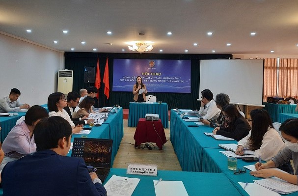 Hội thảo “Hoàn thiện pháp luật về trách nhiệm pháp lý của các đối tượng liên quan tới trí tuệ nhân tạo”