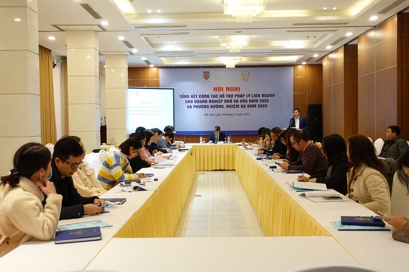 Tổng kết công tác hỗ trợ pháp lý liên ngành cho DNNVV năm 2022 và phương hướng, nhiệm vụ năm 2023