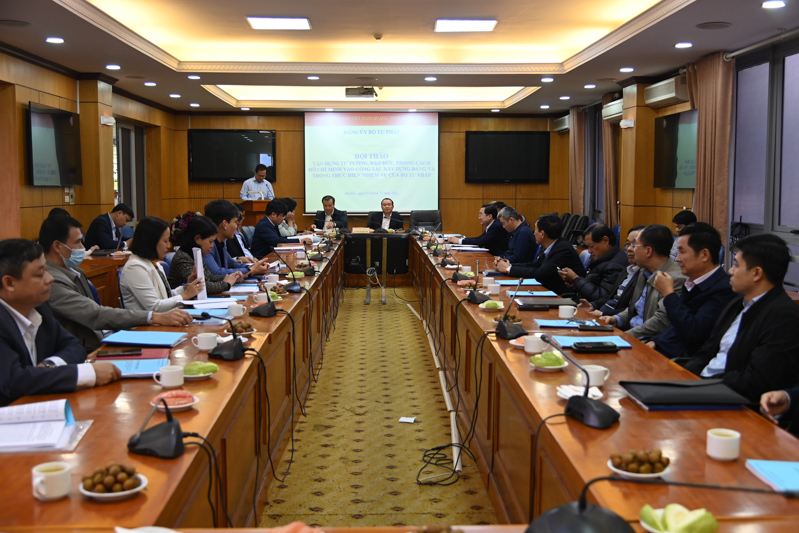 Vận dụng sáng tạo tư tưởng, đạo đức, phong cách Hồ Chí Minh trong thực hiện nhiệm vụ của Bộ Tư pháp
