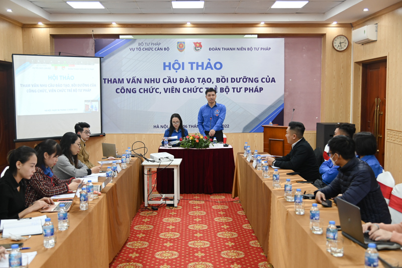Nâng cao hiệu quả, chất lượng đào tạo, bồi dưỡng công chức, viên chức trẻ Bộ Tư pháp