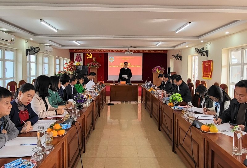 Sở Tư pháp Yên Bái triển khai công tác tư pháp năm 2023
