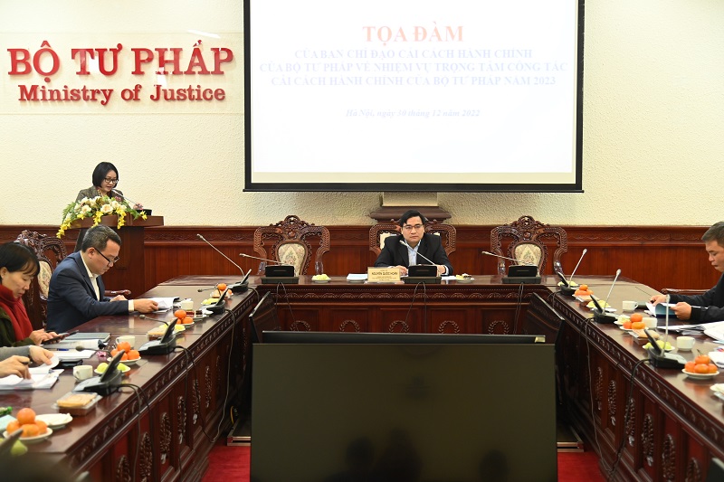 Bộ Tư pháp: Hoàn thành đúng thời hạn các nhiệm vụ trong Kế hoạch cải cách hành chính năm 2022