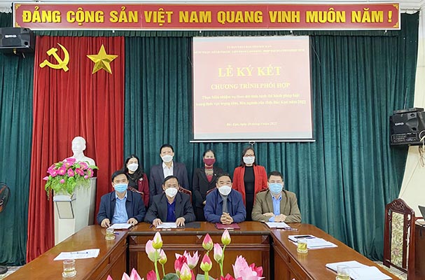 Bắc Kạn: Ký kết Chương trình phối hợp thực hiện nhiệm vụ TDTHTHPL trong lĩnh vực trọng tâm, liên ngành