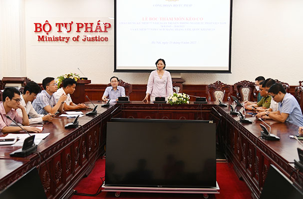 ​Bốc thăm giải kéo co năm 2022 của Bộ Tư pháp