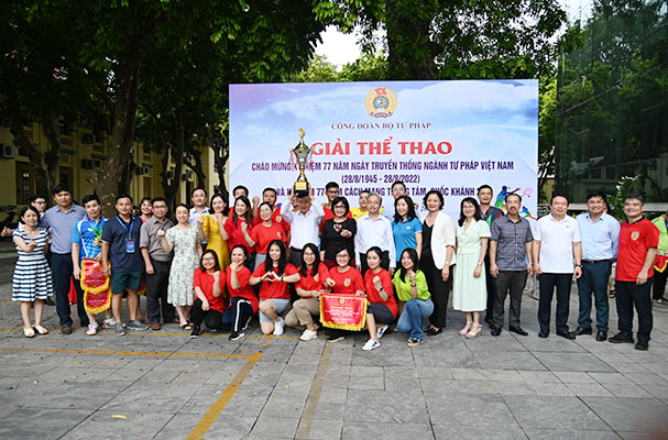 ​Sôi nổi, ấn tượng Giải thể thao chào mừng 77 năm ngày truyền thống ngành Tư pháp Việt Nam