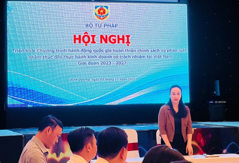 Triển khai Chương trình HĐQG hoàn thiện CS&PL nhằm thúc đẩy thực hành kinh doanh có trách nhiệm tại Việt Nam