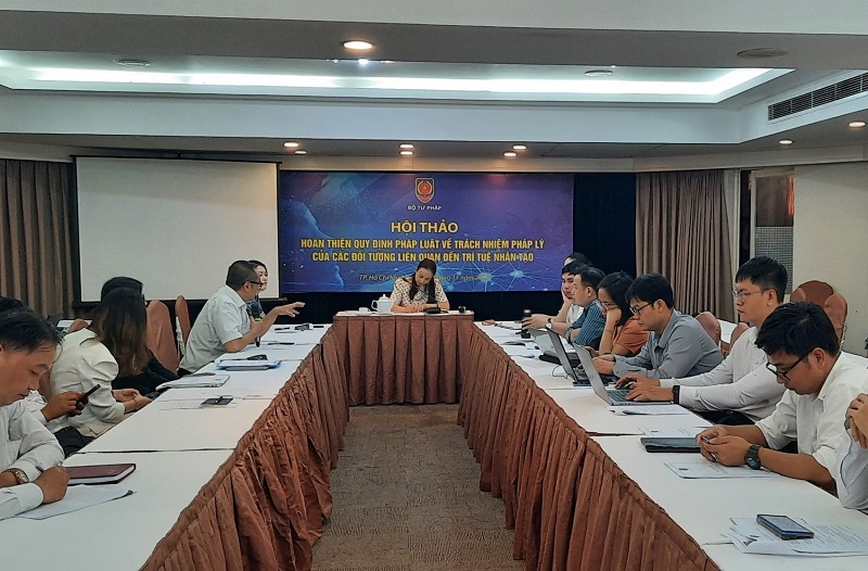 Hội thảo “Hoàn thiện pháp luật về trách nhiệm pháp lý của các đối tượng liên quan tới trí tuệ nhân tạo”
