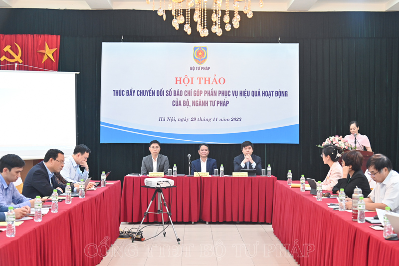 Thúc đẩy chuyển đổi số báo chí góp phần phục vụ hiệu quả hoạt động của Bộ, ngành Tư pháp