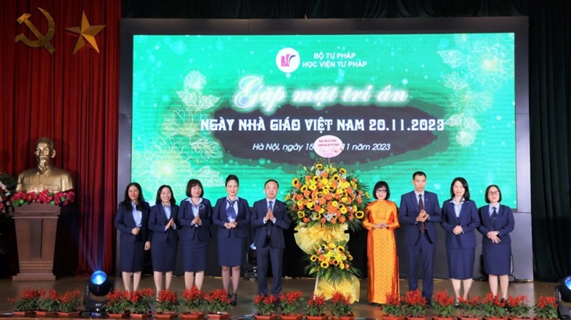 Học viện Tư pháp gặp mặt tri ân Ngày Nhà giáo Việt Nam