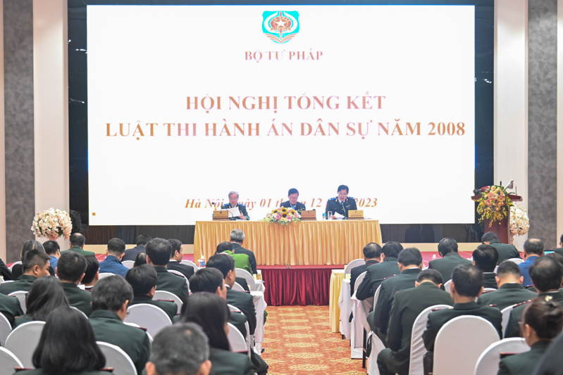 Hội nghị tổng kết Luật Thi hành án dân sự năm 2008