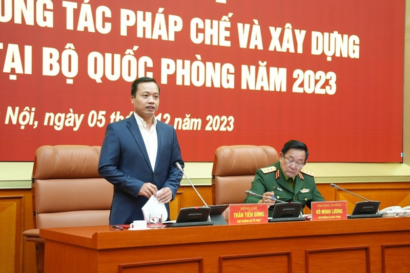 Bộ Quốc phòng: Triển khai toàn diện, hiệu quả các mặt công tác pháp chế