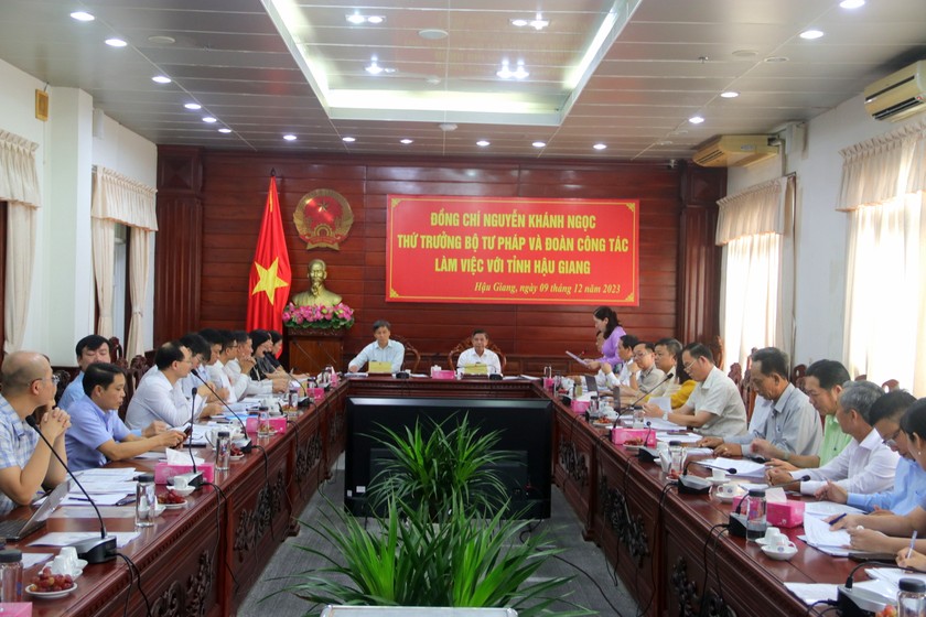 Tư pháp Hậu Giang - “cánh tay đắc lực” giúp phát triển kinh tế - xã hội địa phương