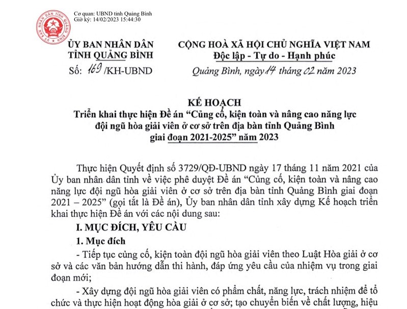 Quảng Bình: Củng cố, kiện toàn và nâng cao năng lực đội ngũ HGV ở cơ sở trên địa bàn tỉnh