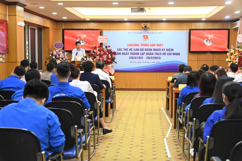 Tuổi trẻ Bộ Tư pháp: Phát huy tinh thần tiên phong của Đoàn viên, thanh niên