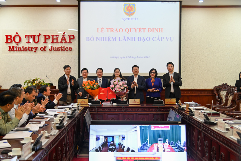 Bổ nhiệm Tổng Biên tập và Phó Tổng Biên tập Báo Pháp luật Việt Nam