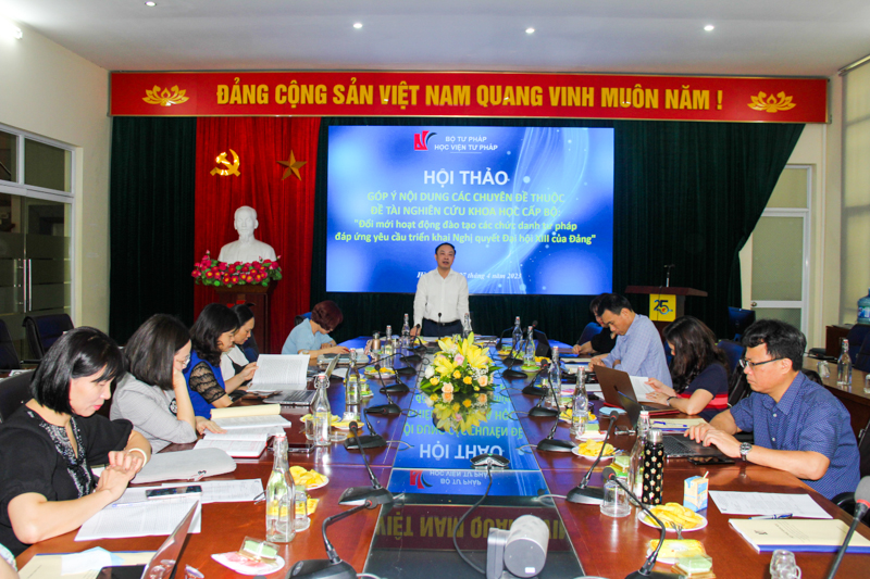 Hội thảo góp ý đề tài nghiên cứu khoa học cấp Bộ