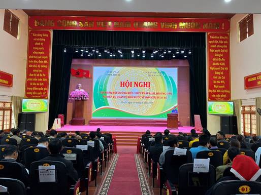 Lào Cai: Bồi dưỡng kiến thức pháp luật, nghiệp vụ quản lý nhà nước về hòa giải cơ sở tại Sa Pa
