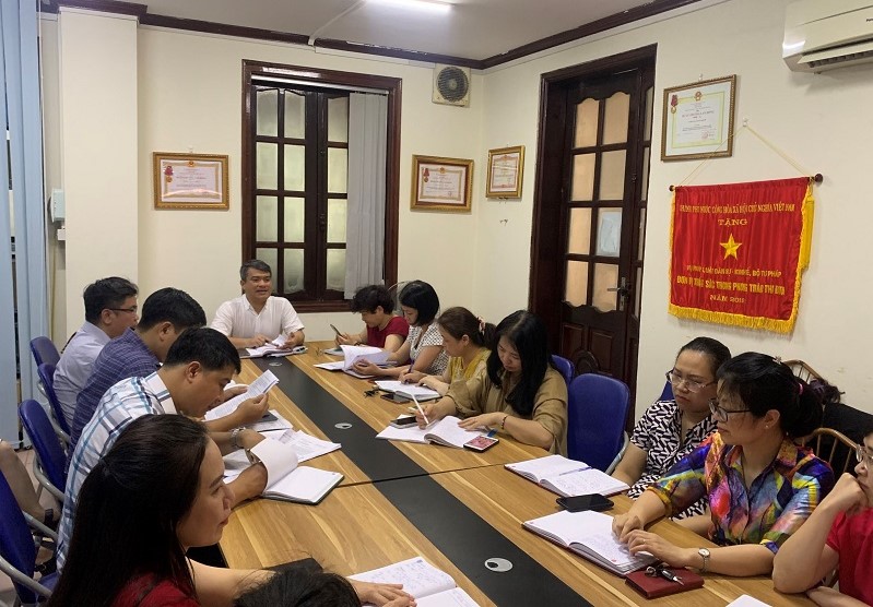 Vụ Pháp luật dân sự - kinh tế tổ chức họp Chi bộ tháng 05/2023