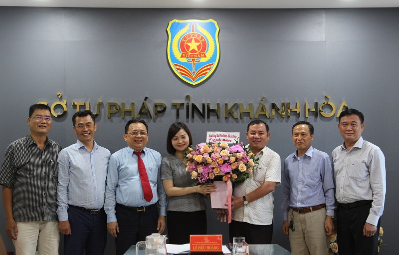 Khánh Hòa: Tổ chức lễ công bố các quyết định về công tác cán bộ Sở Tư pháp