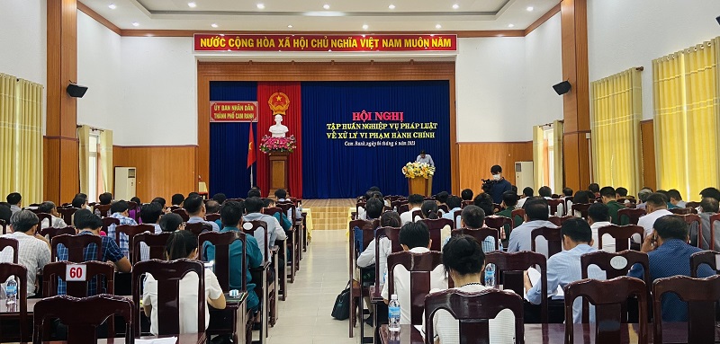 Khánh Hòa: Tập huấn nghiệp vụ xử lý vi phạm hành chính