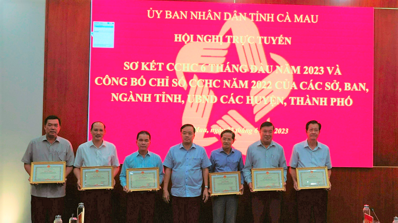 Cà Mau: Đạt thành tích xuất sắc trong công tác cải cách hành chính năm 2022