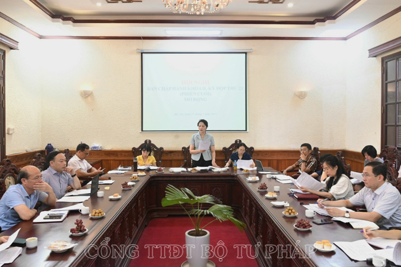 Chuẩn bị Đại hội Công đoàn Bộ Tư pháp khóa III, nhiệm kỳ 2023-2028