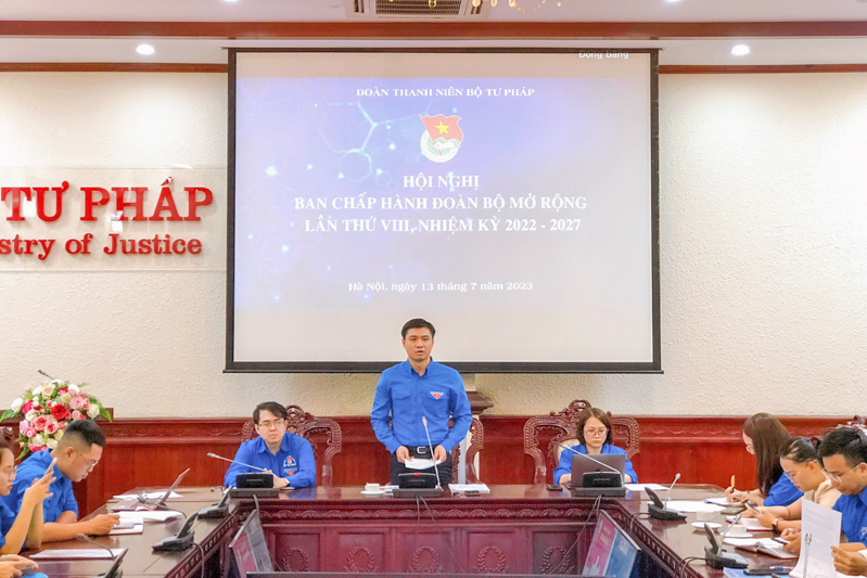 Tuổi trẻ Bộ Tư pháp: Hoàn thành các chỉ tiêu 6 tháng đầu năm 2023