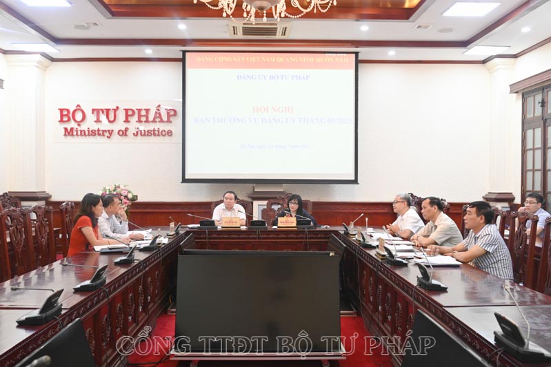 Họp Ban Thường vụ Đảng ủy tháng 08/2023: Các mặt công tác đảng được triển khai đồng bộ, toàn diện