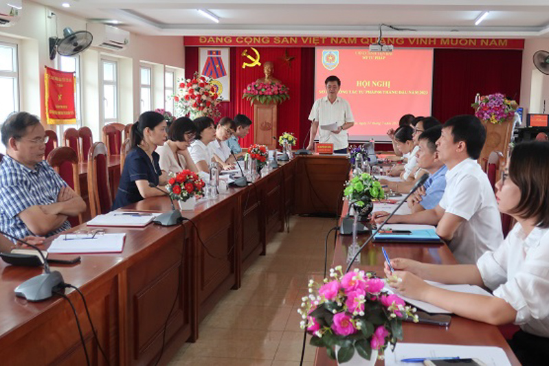 Yên Bái: Hội nghị Sơ kết công tác Tư pháp 6 tháng đầu năm 2023