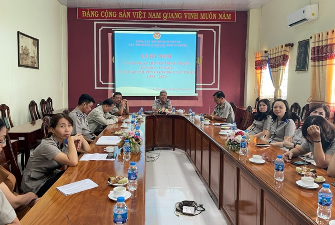 Cục THADS An Giang tổ chức kỷ niệm 77 năm Ngày truyền thống THADS và 30 năm chuyển giao công tác THADS