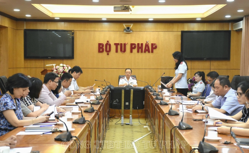 Công khai, minh bạch lựa chọn người được xác minh tài sản, thu nhập năm 2023 của Bộ Tư pháp