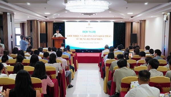 Bộ Tư pháp tổ chức hội nghị hướng dẫn khai thác sử dụng Bộ pháp điển tại Quảng Bình