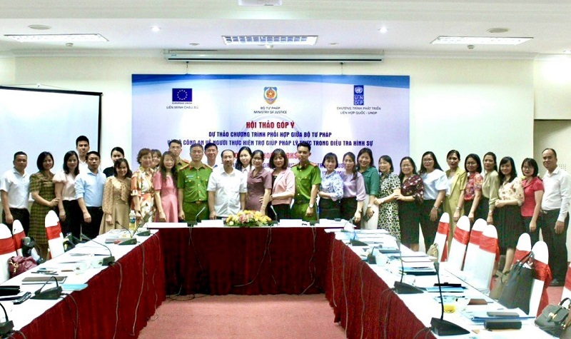 Hội thảo Góp ý dự thảo Chương trình về người thực hiện trợ giúp pháp lý trực trong điều tra hình sự