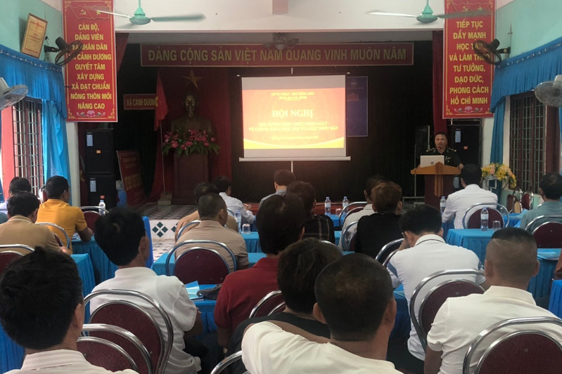 Sở Tư pháp Quảng Bình: Tổ chức bồi dưỡng kiến thức pháp luật về chống khai thác IUU và Luật Thủy sản