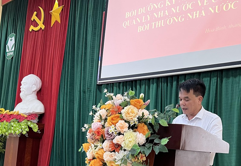 Hòa Bình: Tập huấn, bồi dưỡng kỹ năng, nghiệp vụ quản lý nhà nước về công tác bồi thường nhà nước.