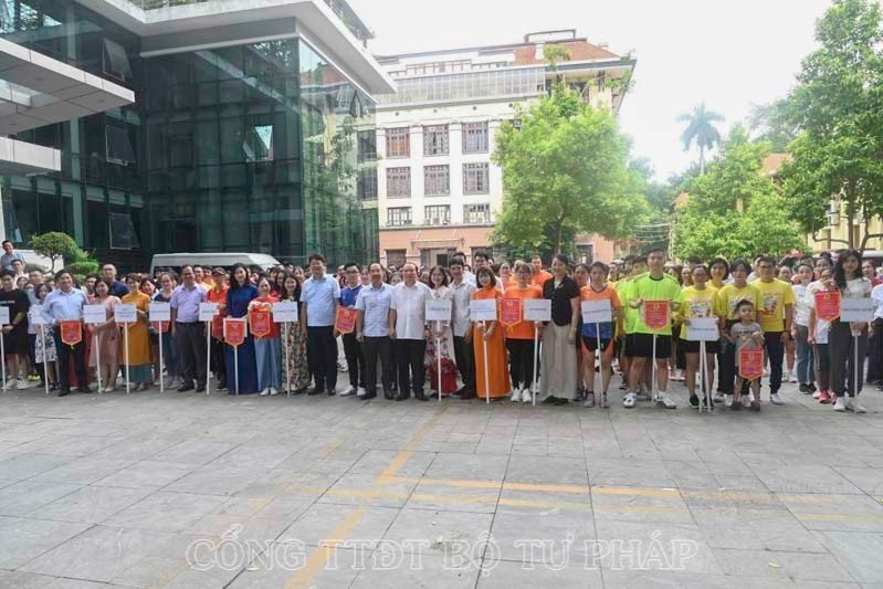 Sôi động, ấn tượng Giải thể thao chào mừng 78 năm ngày thành lập ngành Tư pháp Việt Nam